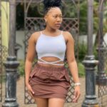 crop top with lace up ack details, showcasing a stylish and modern summer look in johannesburg