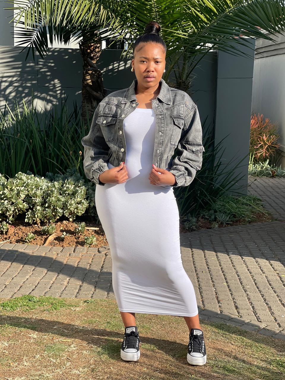 Girls and women's long sleeve jean jacket offering comfort and timeless style