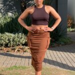 Fashionable brown cargo skirt for women, ideal for casual and versatile outfits in gauteng
